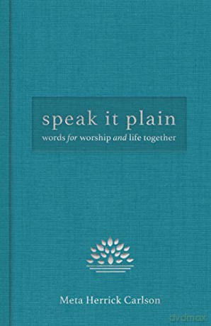 Speak It Plain [KSIĄŻKA]
