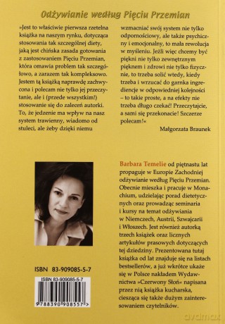 Odżywianie Wg.Pięciu Przemian - Temelie Barbara [KSIĄŻKA]