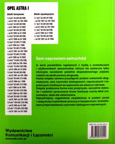 Opel Astra I Sam Naprawiam Samochód - Etzold [KSIĄŻKA]