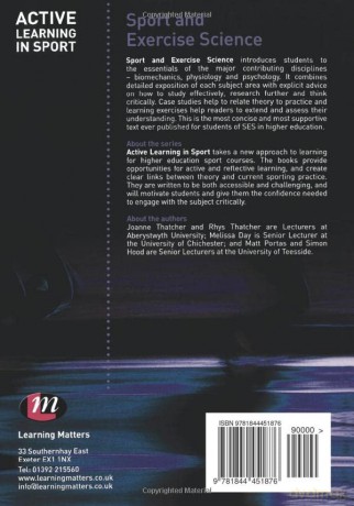 Sport And Exercise Science - J Et Al Thatcher [KSIĄŻKA]