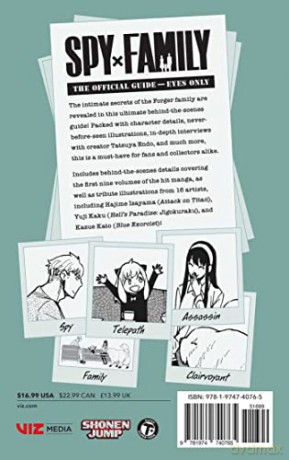 Spy X Family Official Guide Eyes Only - Tatsuya Endo [KSIĄŻKA]