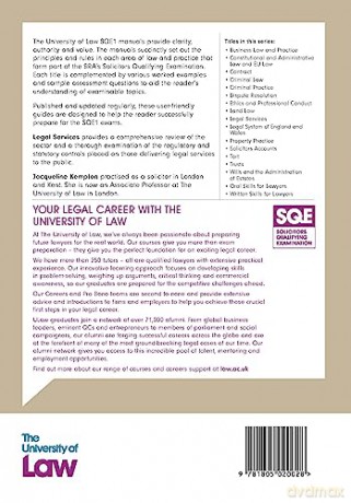 Sqe Legal Services 3e - Jacqueline Kempton [KSIĄŻKA]