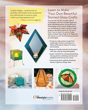 Stained Glass Projects For Beginners - Wrigley [KSIĄŻKA]