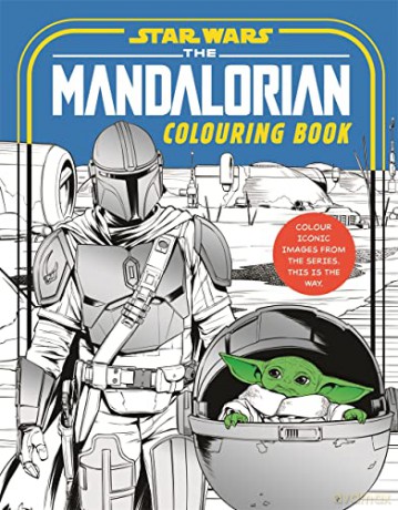 Star Wars The Mandalorian Colouring Book - Walt Disney [KSIĄŻKA]