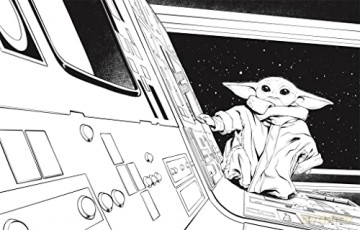 Star Wars The Mandalorian Colouring Book - Walt Disney [KSIĄŻKA]