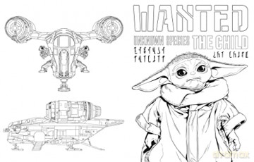 Star Wars The Mandalorian Colouring Book - Walt Disney [KSIĄŻKA]