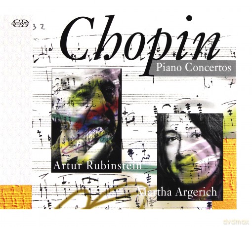 Marta Argerich, Artur Rubinstein: Chopin Piano Concertos (digipack) [CD]