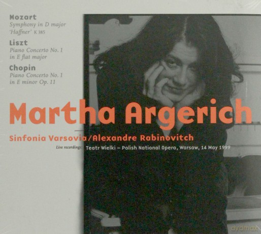 Marta Argerich: Mozart, Liszt, Chopin (digipack) [CD]