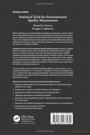 Statistical Tools For Environmental Qual - Douglas Splitstone [KSIĄŻKA]