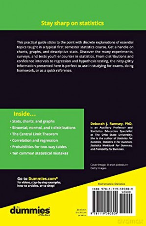 Statistics Essentials For Dummies [KSIĄŻKA]