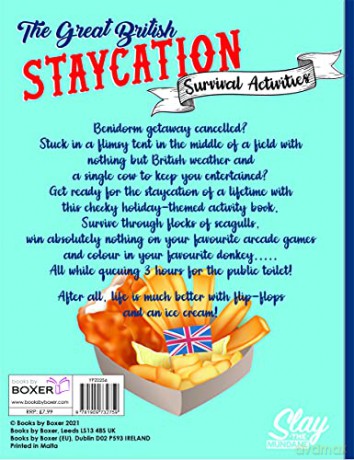 Staycation Survival Activities Book - Boxer Gifts [KSIĄŻKA]