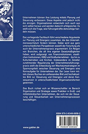 Steuerung Versus Emergenz Entwicklung - Bouncken Ricarda B. [KSIĄŻKA]