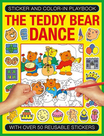 Sticker Colour Teddy Bear Dance - Tulip Jenny [KSIĄŻKA]