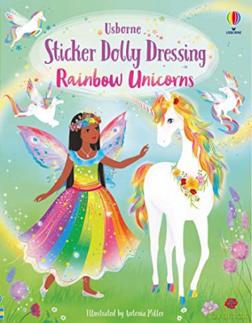 Sticker Dolly Dressing Rainbow Unicorns - Fiona Watt [KSIĄŻKA]