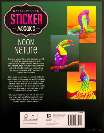 Sticker Mosaics Neon Nature [KSIĄŻKA]