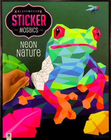 Sticker Mosaics Neon Nature [KSIĄŻKA]