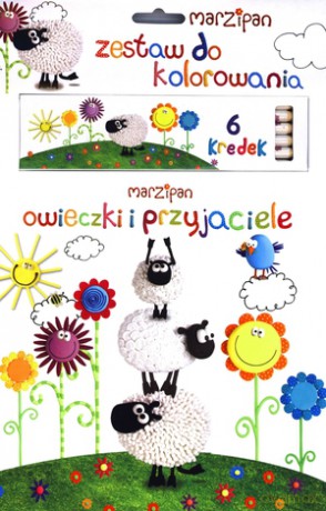 Owieczki I Przyjaciele Marzipan Zestaw Do Kolorowania [KSIĄŻKA]
