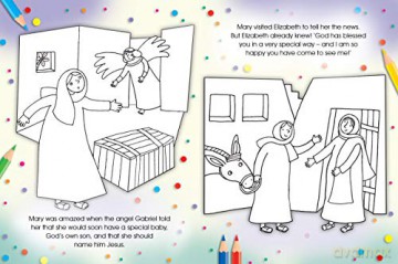 Story Of Jesus Colouring Book - Bethan James [KSIĄŻKA]