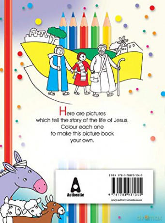 Story Of Jesus Colouring Book - Bethan James [KSIĄŻKA]