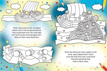 Story Of Jesus Colouring Book - Bethan James [KSIĄŻKA]