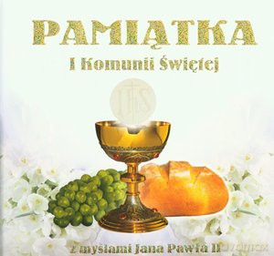 Pamiątka I Komunii Świętej Z Myślami Jpii [KSIĄŻKA]