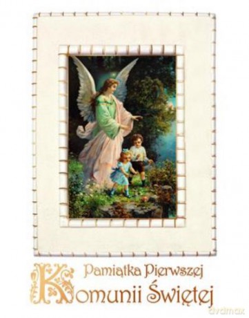Pamiątka I Komunii Świętej. Anioł Stojący [KSIĄŻKA]
