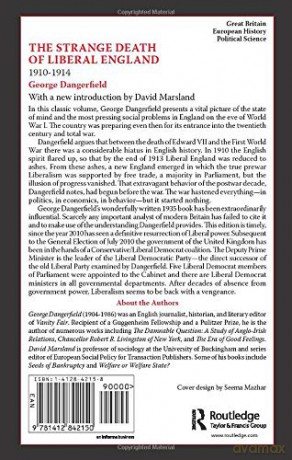 Strange Death Of Liberal England - George Dangerfield [KSIĄŻKA]