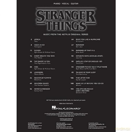 Stranger Things Music From The Netflix S [KSIĄŻKA]