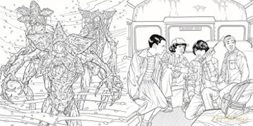 Stranger Things The Unofficial Colouring [KSIĄŻKA]