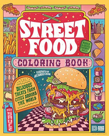 Street Food Coloring Book - Alexander Rosso [KSIĄŻKA]