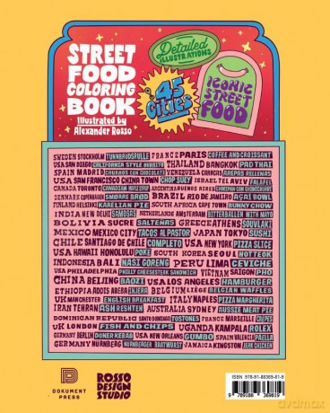 Street Food Coloring Book - Alexander Rosso [KSIĄŻKA]