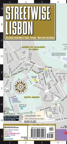 Streetwise Lisbon Map Laminated - Michelin [KSIĄŻKA]