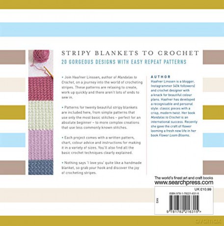 Stripy Blankets To Crochet - Haafner Linssen [KSIĄŻKA]