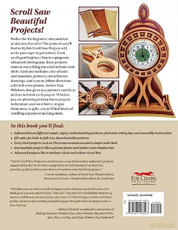 Stylish Scroll Saw Projects - Dan Wilckens [KSIĄŻKA]