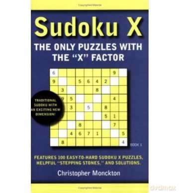Sudoku X Book 1 - Christophe Monckton [KSIĄŻKA]