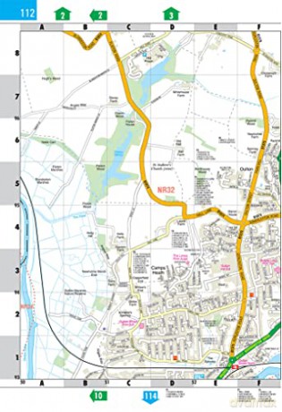 Suffolk Navigaor Street Atlas Spiral - Philips Maps [KSIĄŻKA]