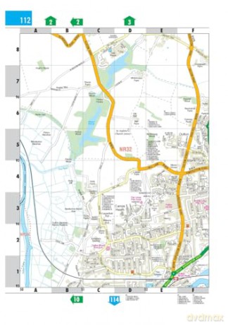 Suffolk Navigaor Street Atlas Spiral - Philips Maps [KSIĄŻKA]