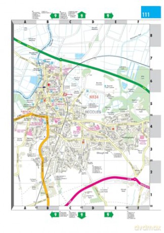Suffolk Navigaor Street Atlas Spiral - Philips Maps [KSIĄŻKA]
