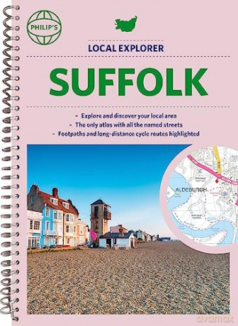 Suffolk Street Atlas Spiral - Philips Maps [KSIĄŻKA]