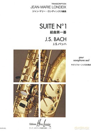 Suite No1 Saxophone - Johann Sebasti Bach [KSIĄŻKA]