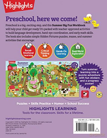 Summer Bfw Prek Readiness - Highlights Learning [KSIĄŻKA]