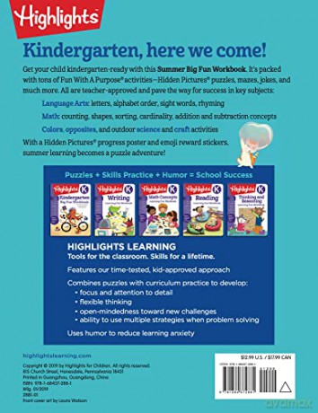 Summer Big Fun Workbook Pk - Highlights Learning [KSIĄŻKA]