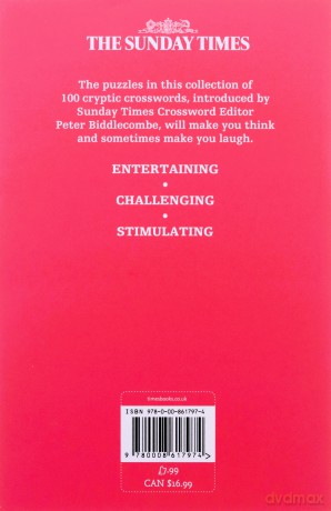 Sunday Times Cryptic Crossword Book 3 - Peter Biddlecombe [KSIĄŻKA]