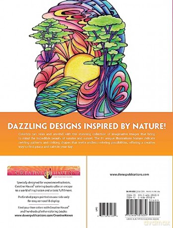 Sunrise Sunset Coloring Book - Miryam Adatto [KSIĄŻKA]