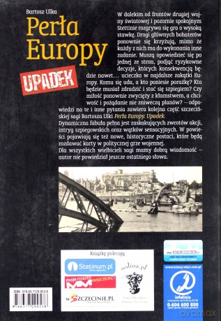 Perła Europy Upadek - Ulka Bartosz [KSIĄŻKA]