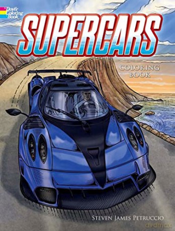 Supercars Coloring Book - Steven Petruccio [KSIĄŻKA]