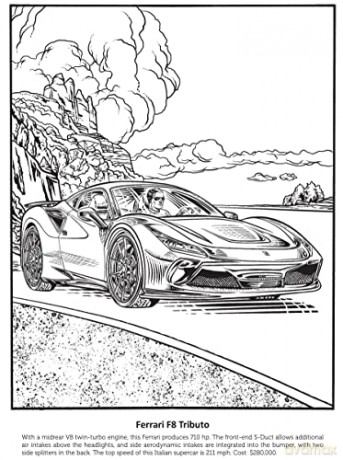 Supercars Coloring Book - Steven Petruccio [KSIĄŻKA]