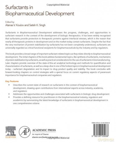 Surfactants In Biopharmaceutical Develop - Atanas V. Koulov [KSIĄŻKA]