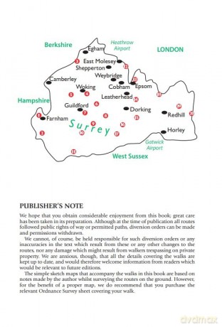 Surrey Pub Walks - Matt Ogborn [KSIĄŻKA]