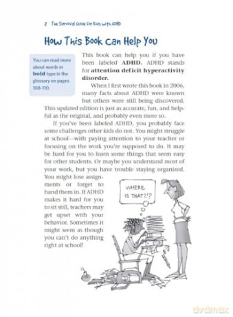 Survival Guide For Kids With Adhd - John F. Taylor [KSIĄŻKA]